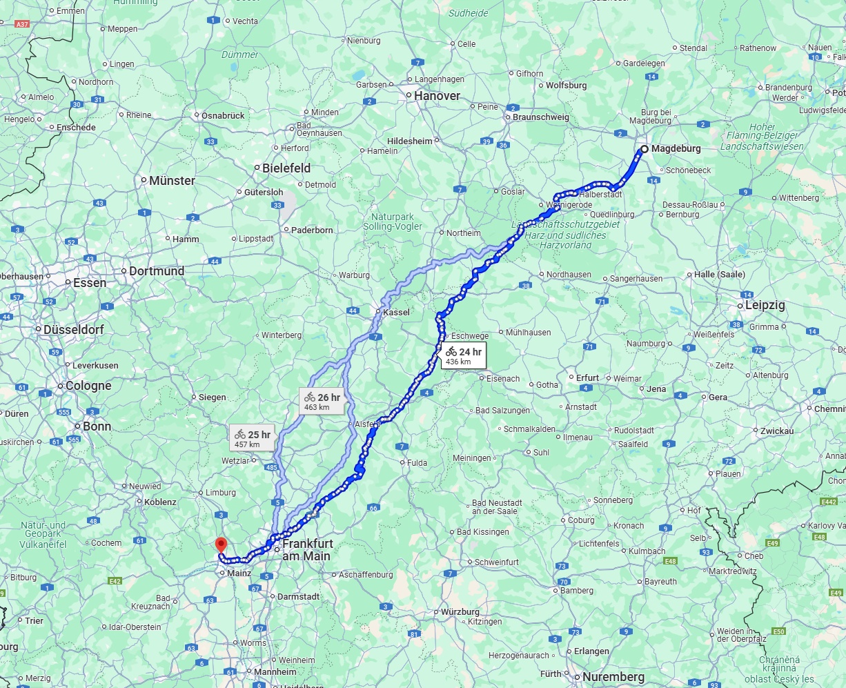 Anreise von Magdeburg Zu Wiesbaden Über 