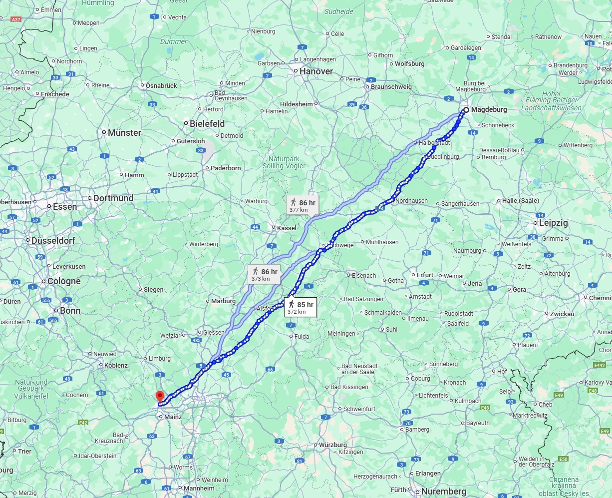 Anreise von Magdeburg Zu Wiesbaden Über 