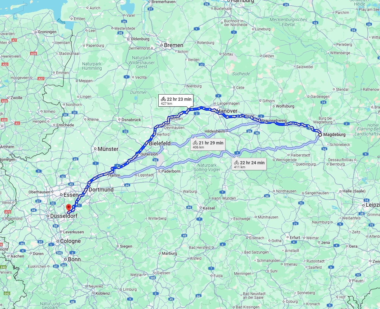 Anreise von Magdeburg Zu Wuppertal Über 