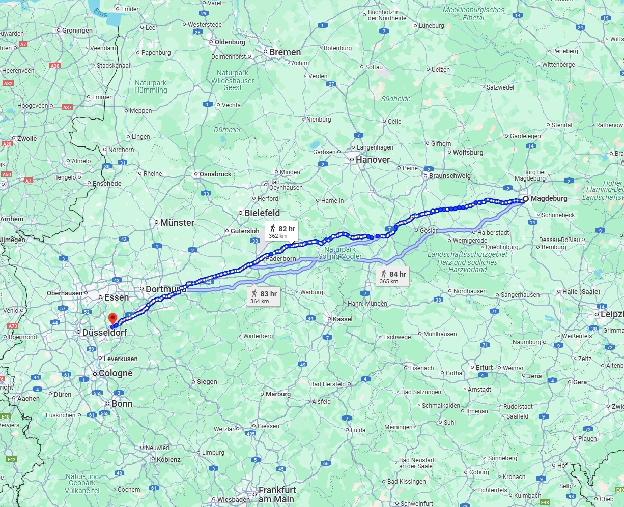 Anreise von Magdeburg Zu Wuppertal Über 