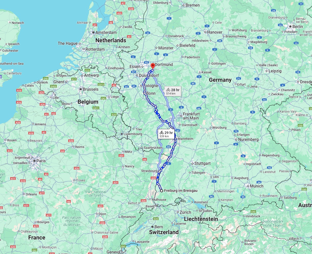 Anreise von Freiburg im Breisgau Zu Hagen Über 