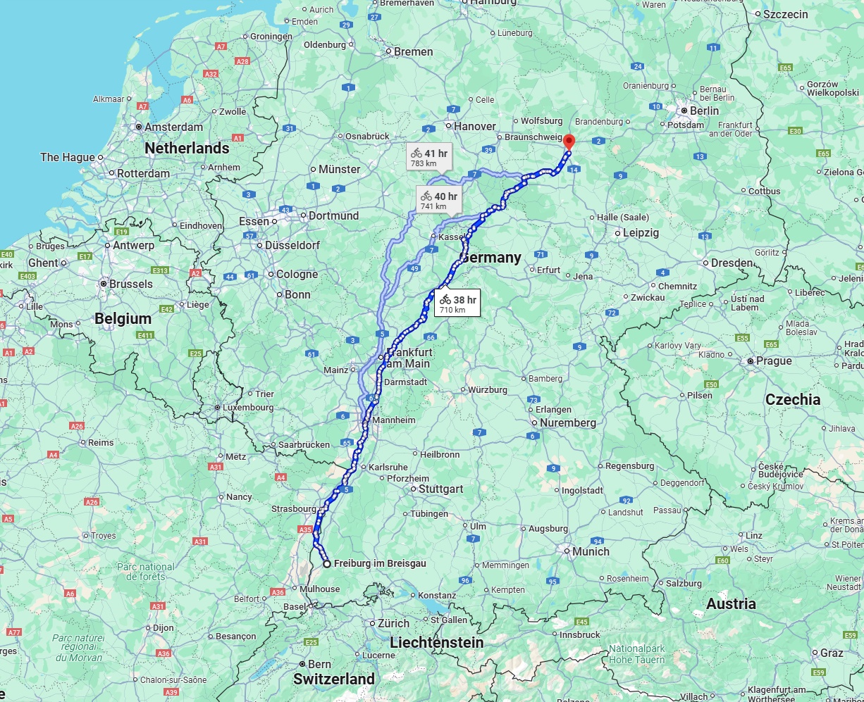 Anreise von Freiburg im Breisgau Zu Magdeburg Über 