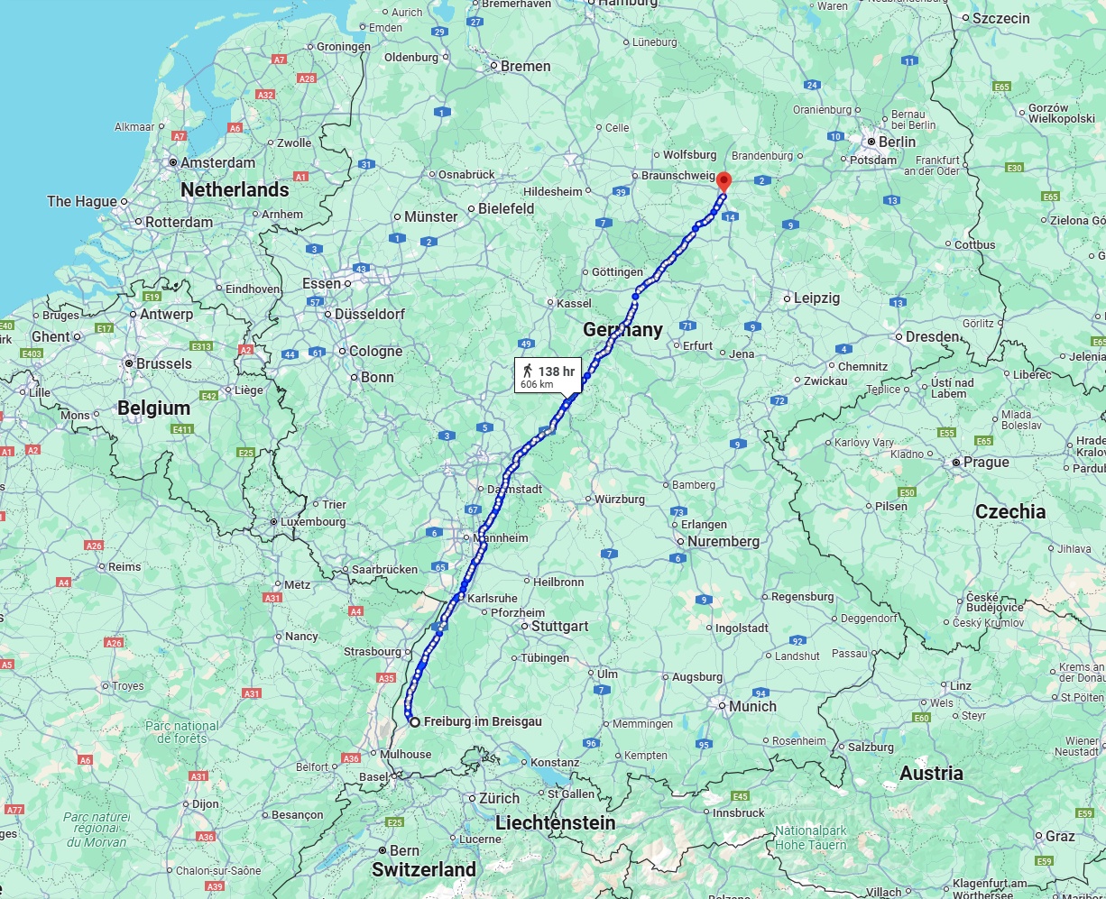 Anreise von Freiburg im Breisgau Zu Magdeburg Über 