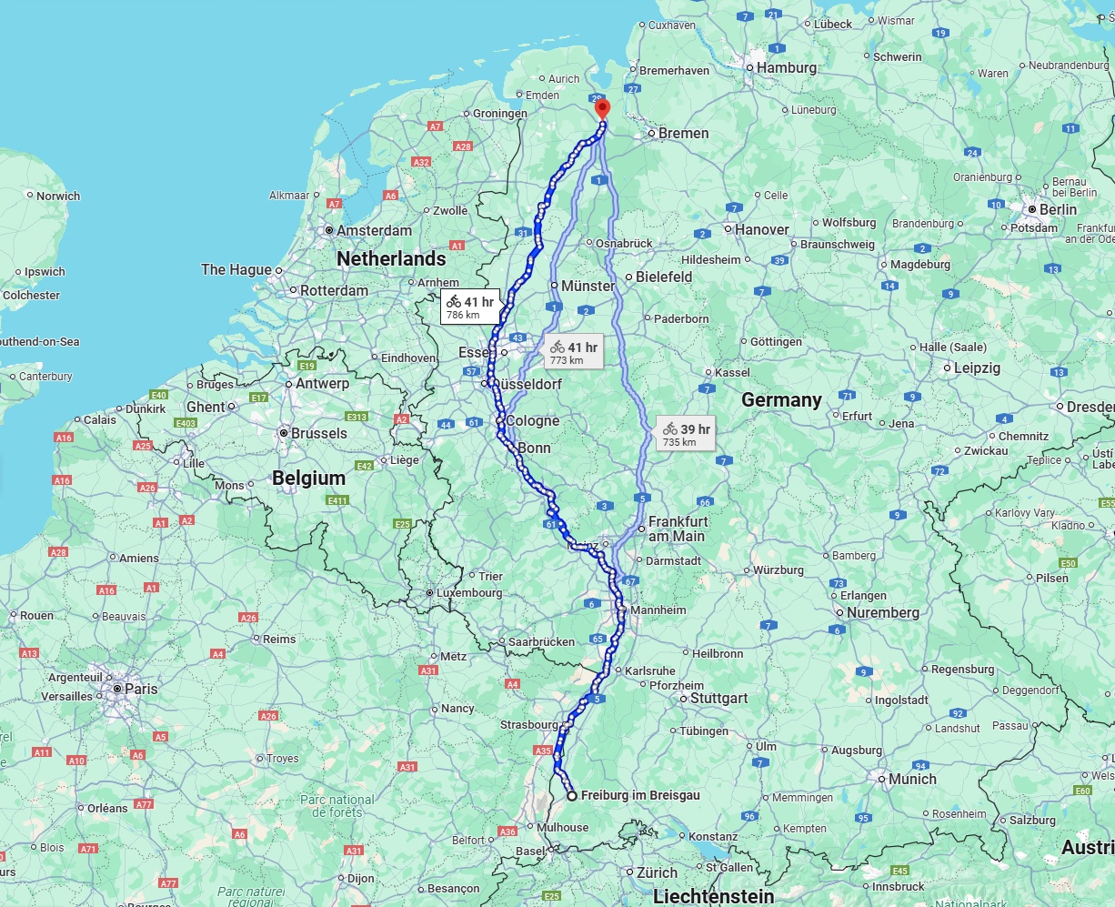 Anreise von Freiburg im Breisgau Zu Oldenburg Über 