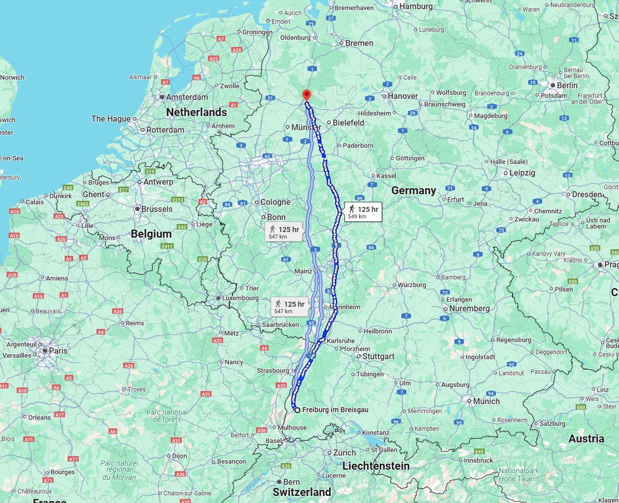 Anreise von Freiburg im Breisgau Zu Osnabrück Über 