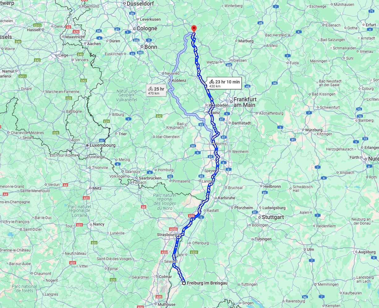 Anreise von Freiburg im Breisgau Zu Siegen Über 