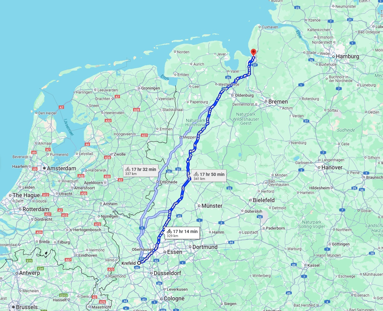Anreise von Krefeld Zu Bremerhaven Über 