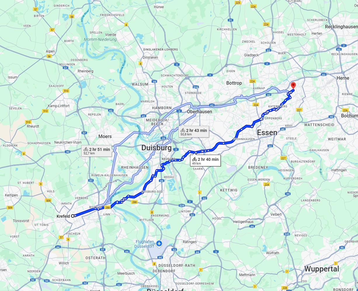 Anreise von Krefeld Zu Gelsenkirchen Über 