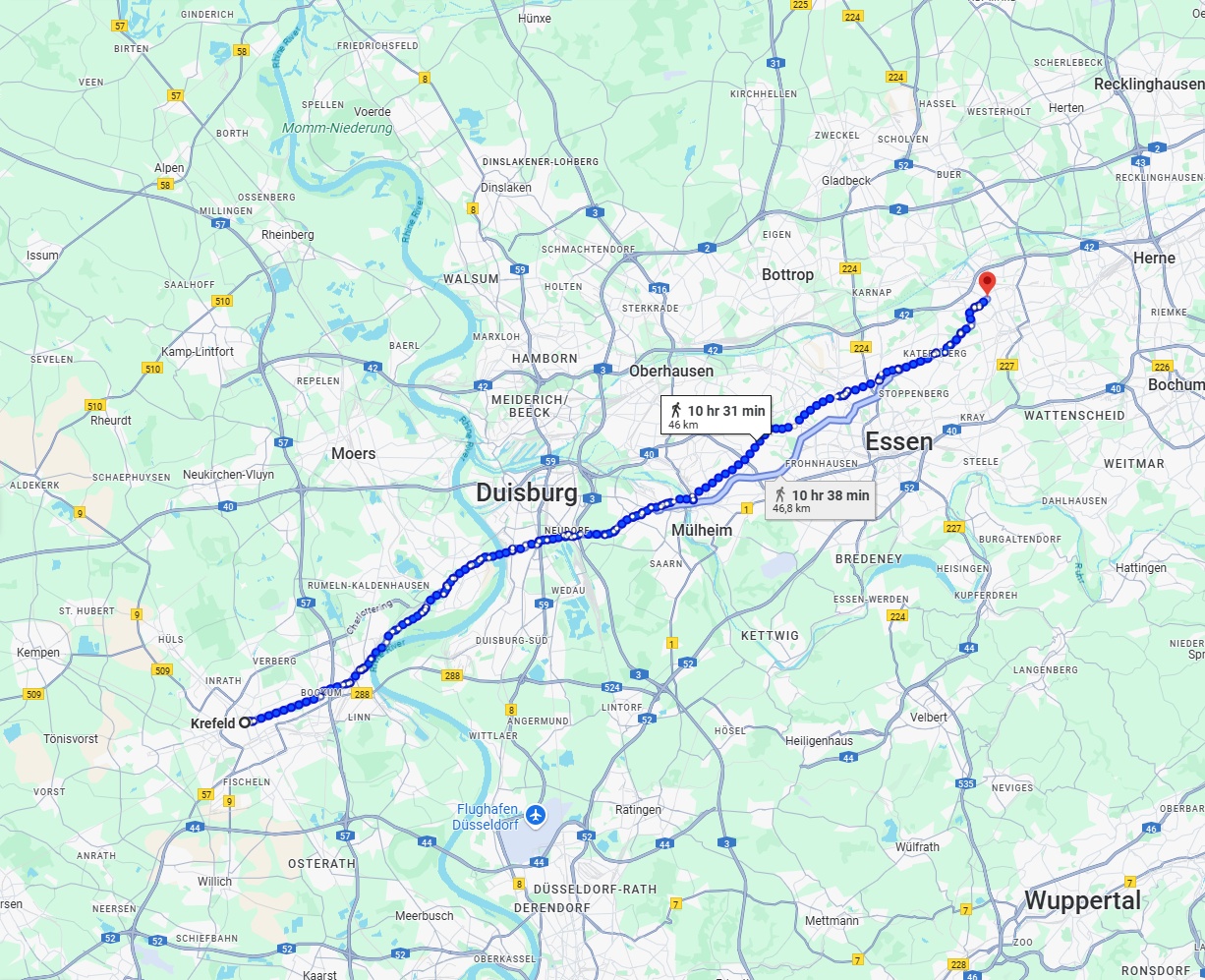 Anreise von Krefeld Zu Gelsenkirchen Über 