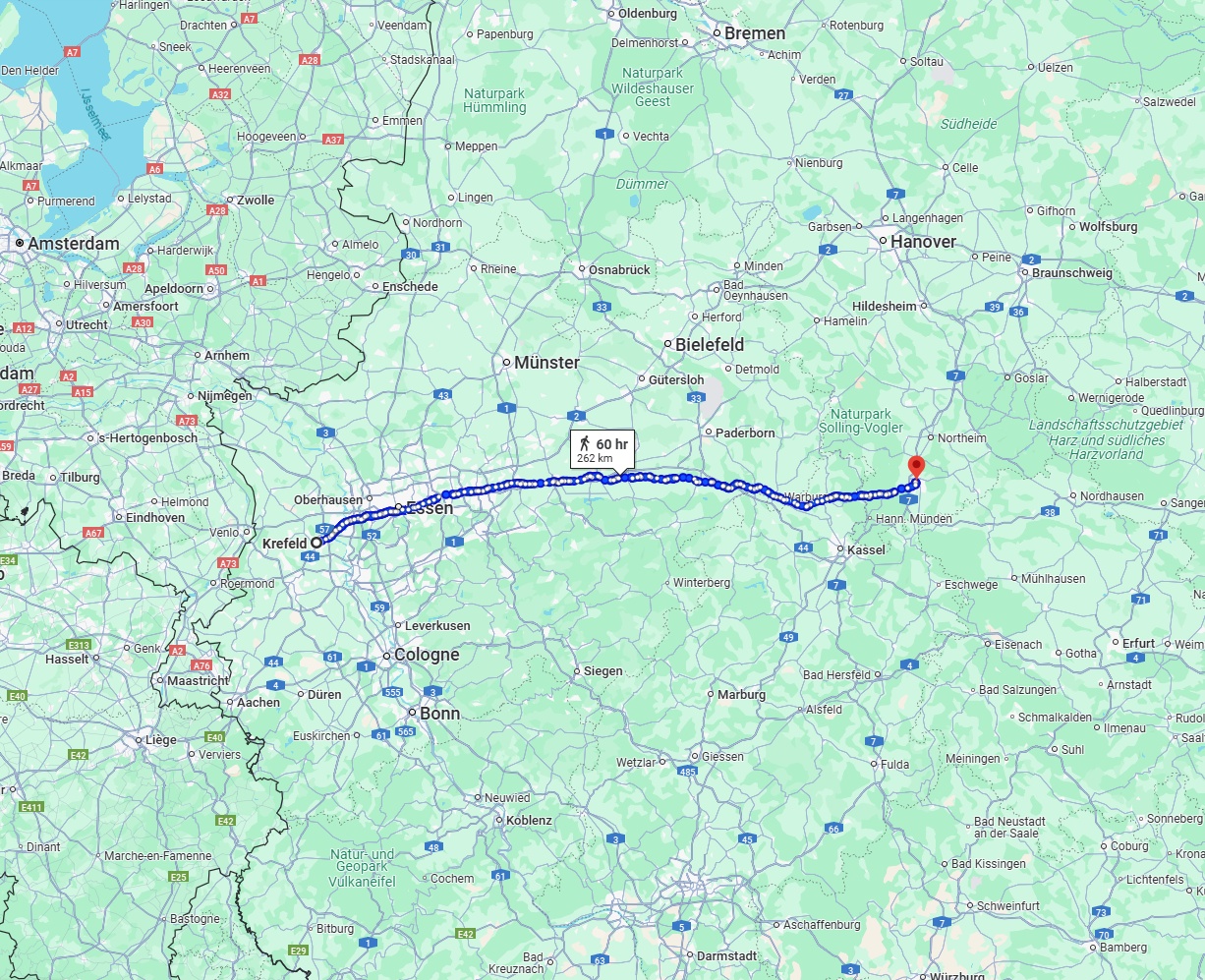 Anreise von Krefeld Zu Göttingen Über 