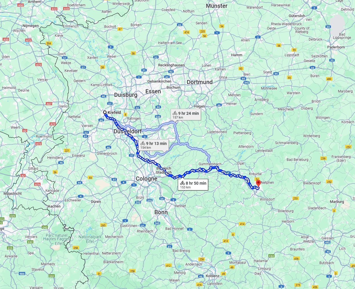 Anreise von Krefeld Zu Siegen Über 