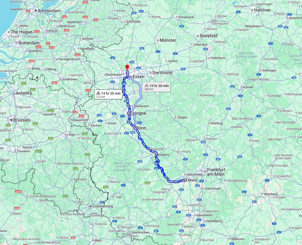 Anreise von Mainz Zu Bottrop Über 