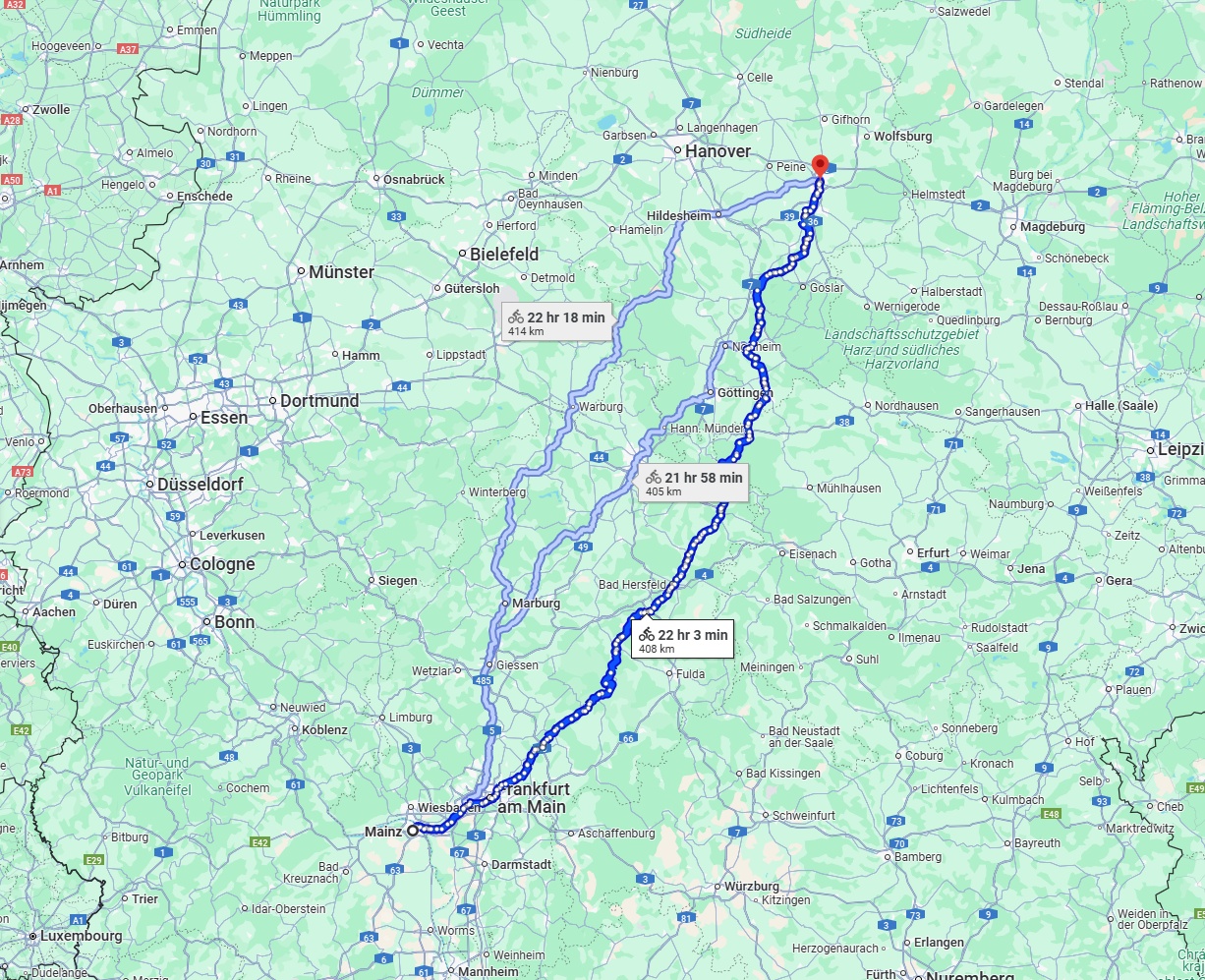 Anreise von Mainz Zu Braunschweig Über 