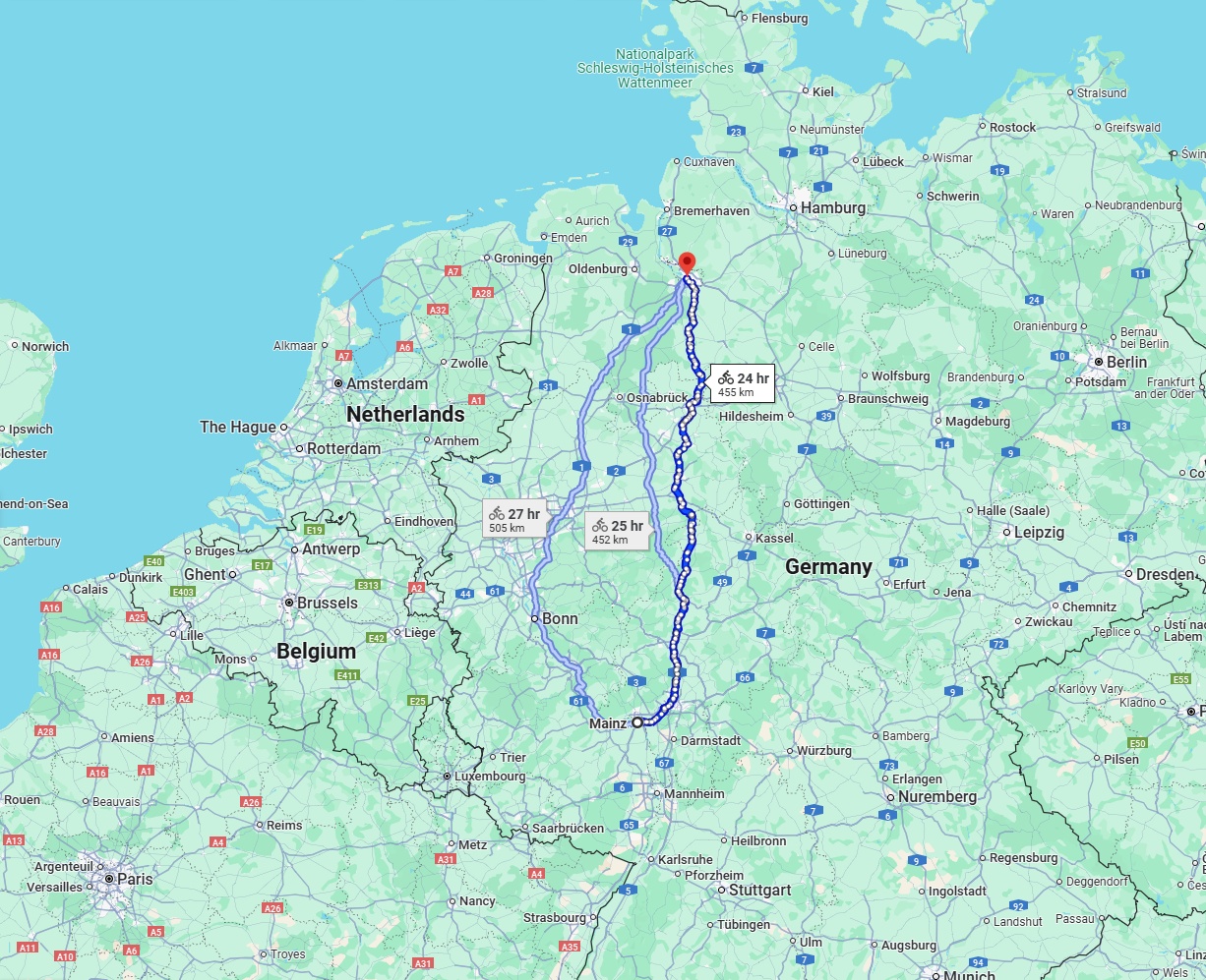 Anreise von Mainz Zu Bremen Über 