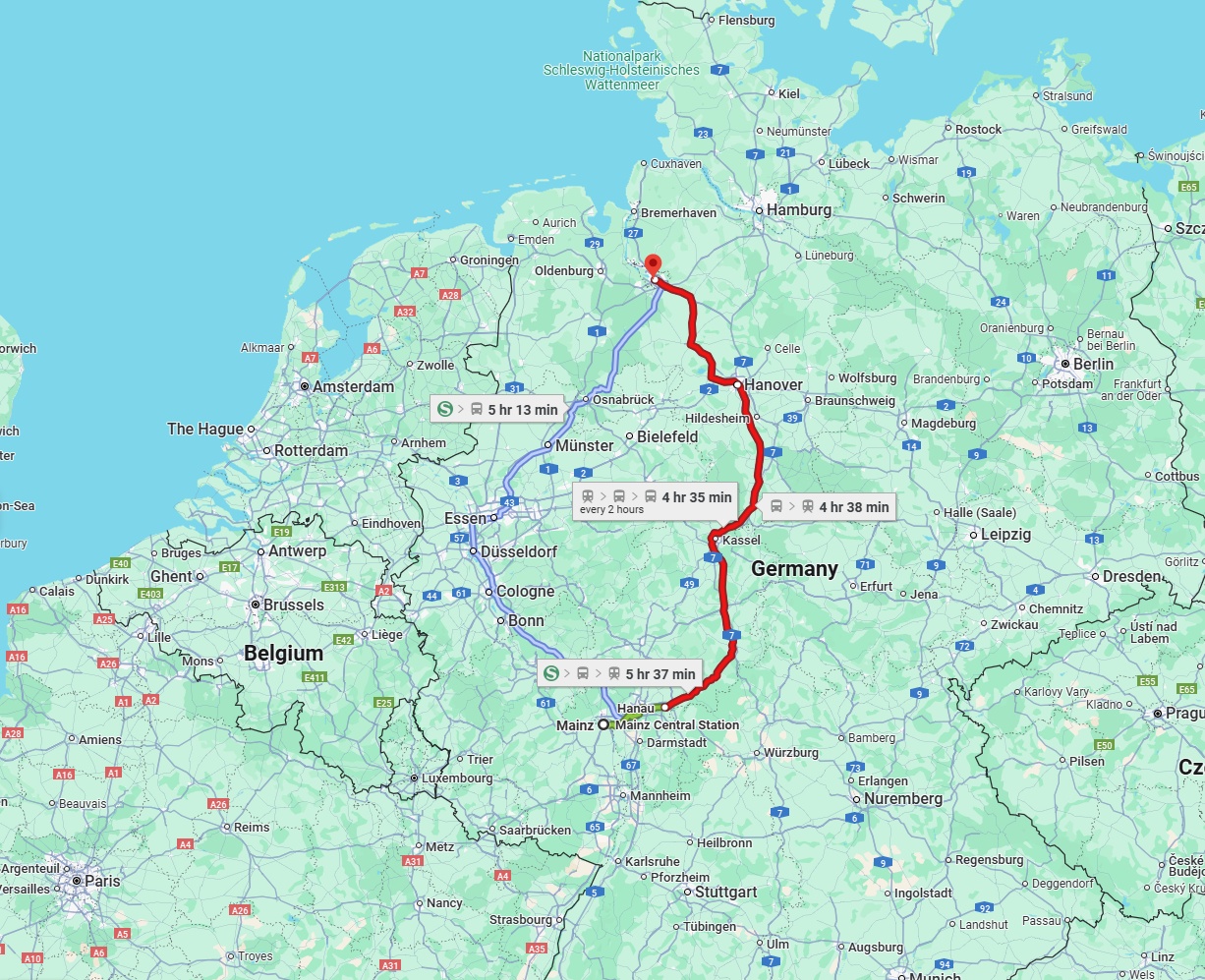 Anreise von Mainz Zu Bremen Über 