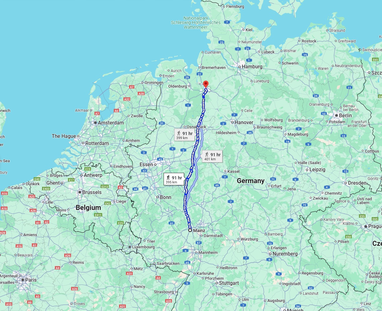 Anreise von Mainz Zu Bremen Über 