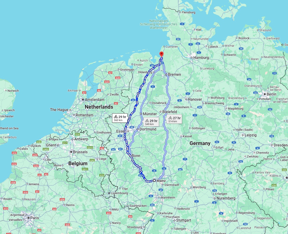 Anreise von Mainz Zu Bremerhaven Über 