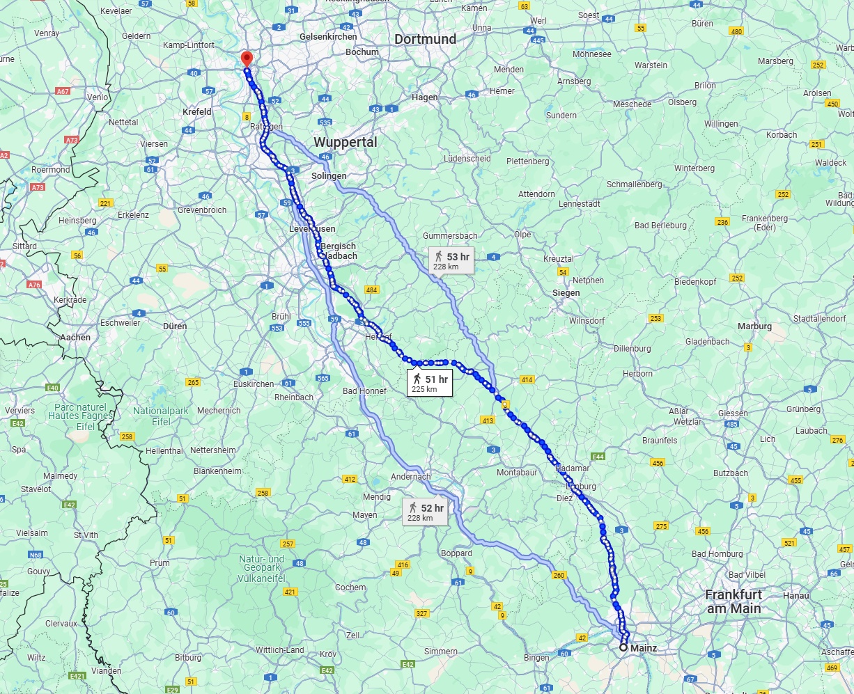 Anreise von Mainz Zu Duisburg Über 