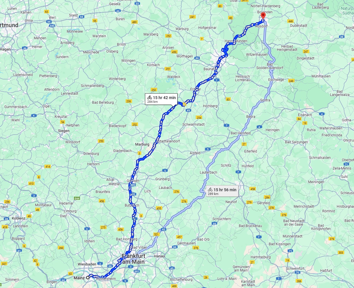 Anreise von Mainz Zu Göttingen Über 