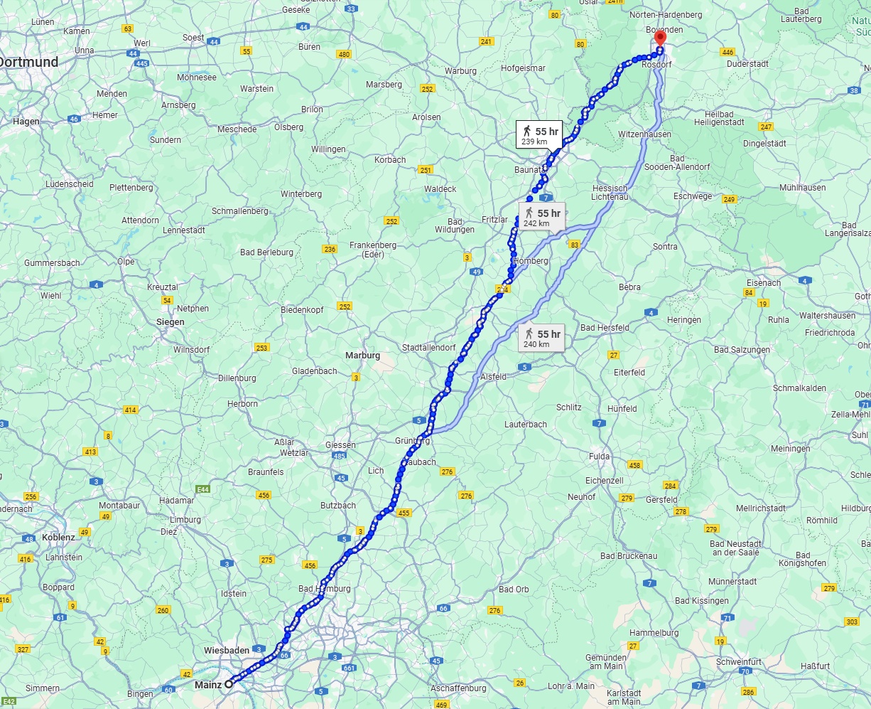 Anreise von Mainz Zu Göttingen Über 