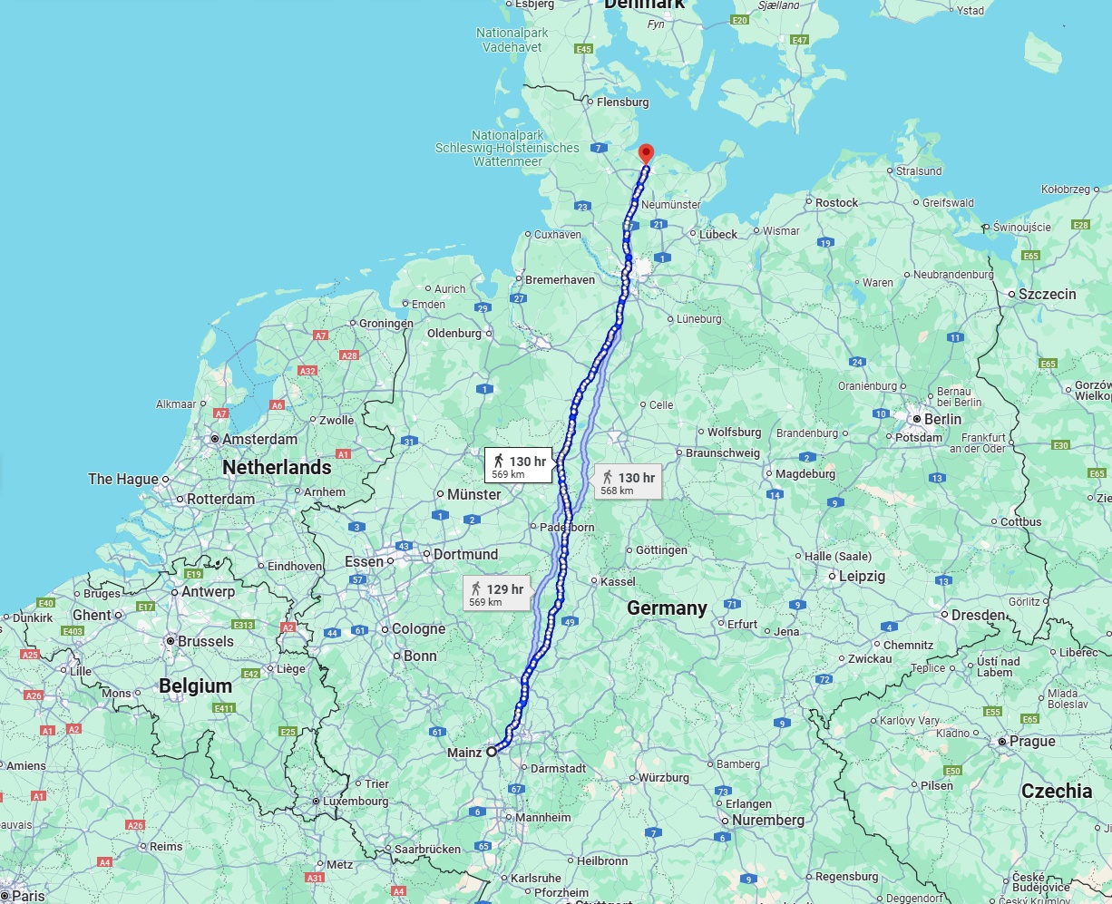 Anreise von Mainz Zu Kiel Über 