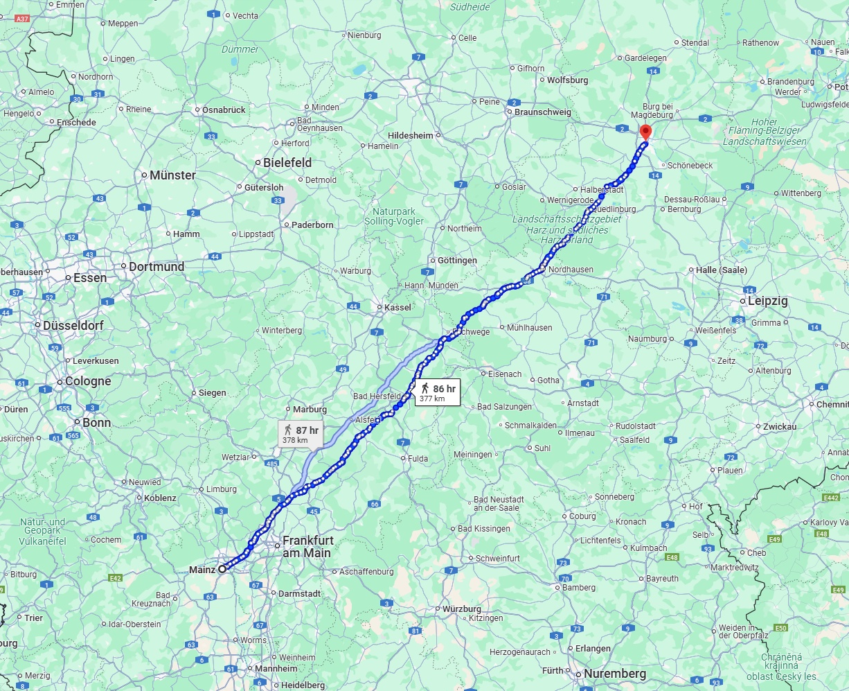 Anreise von Mainz Zu Magdeburg Über 