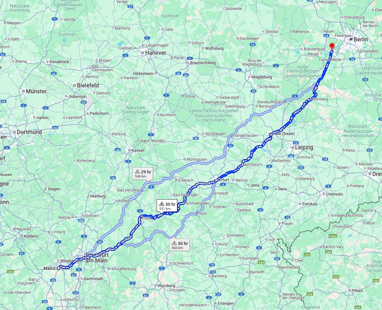 Anreise von Mainz Zu Potsdam Über 