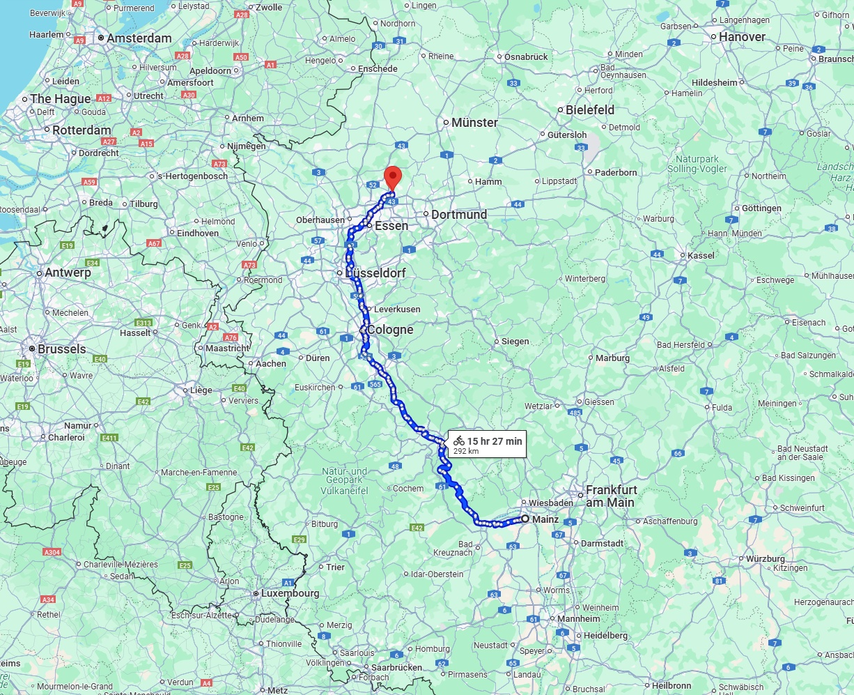 Anreise von Mainz Zu Recklinghausen Über 