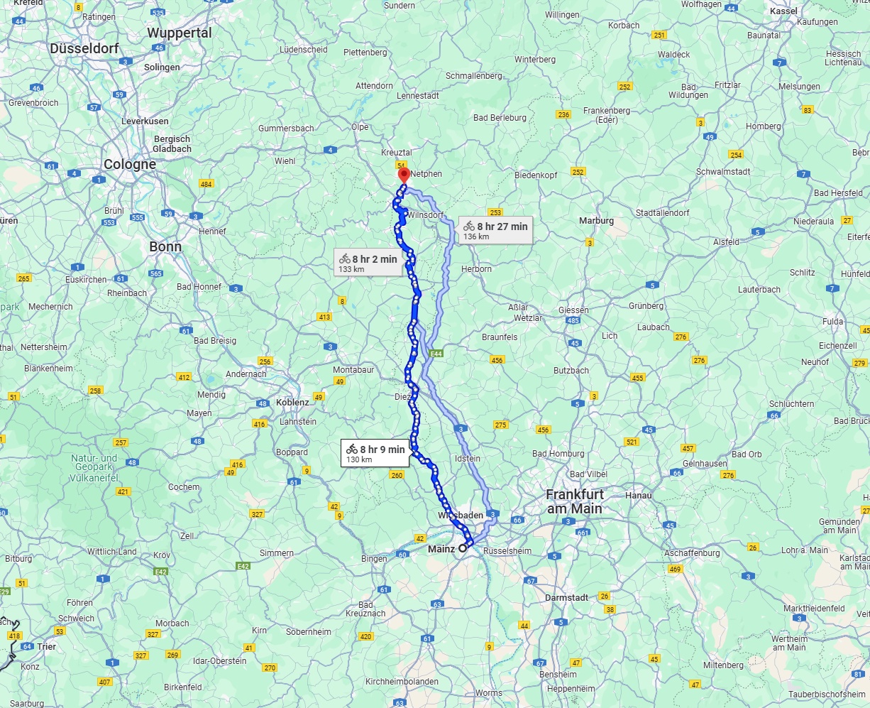 Anreise von Mainz Zu Siegen Über 