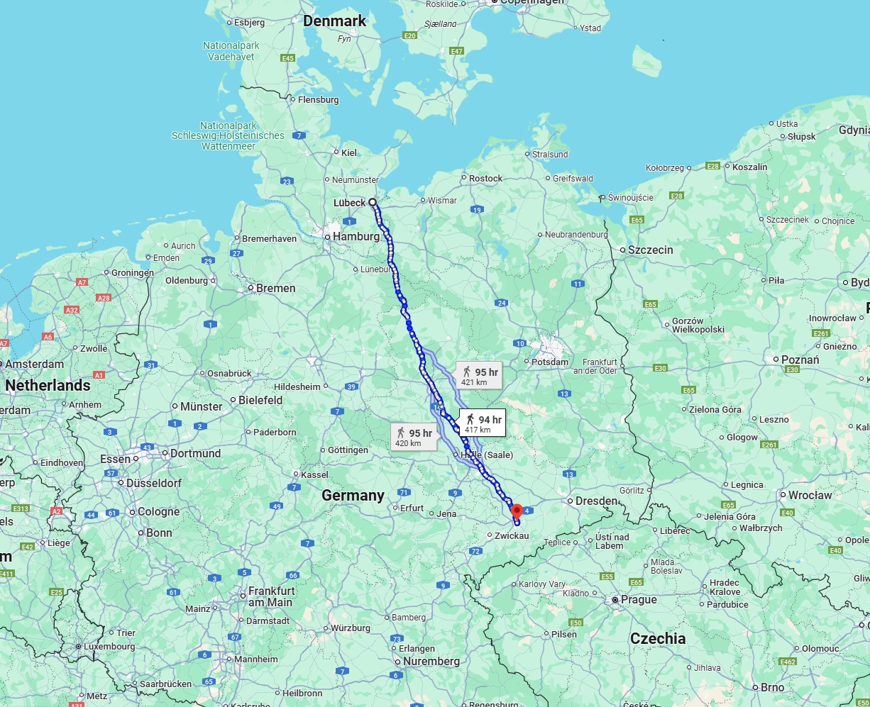 Anreise von Lübeck Zu Chemnitz Über 