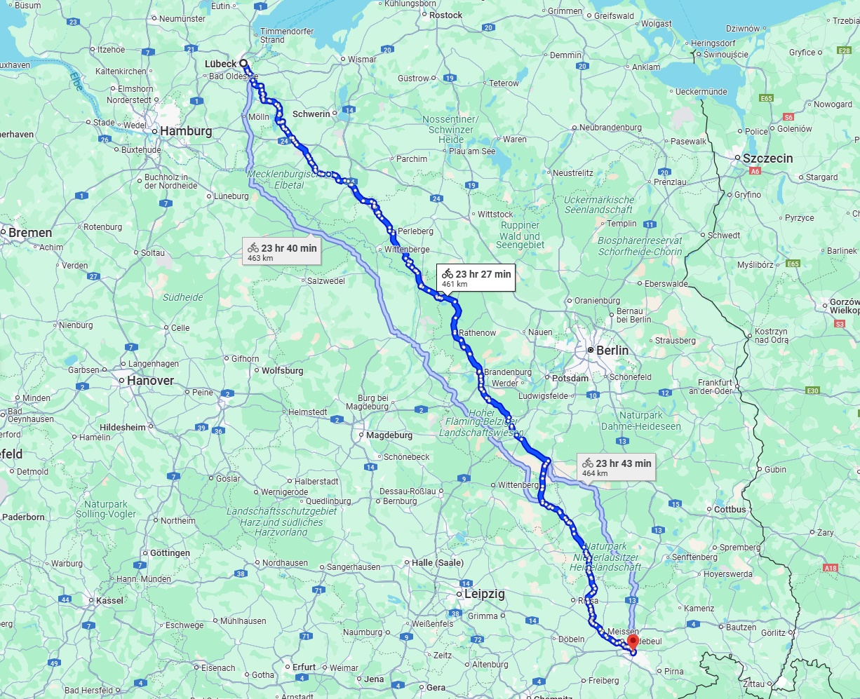 Anreise von Lübeck Zu Dresden Über 