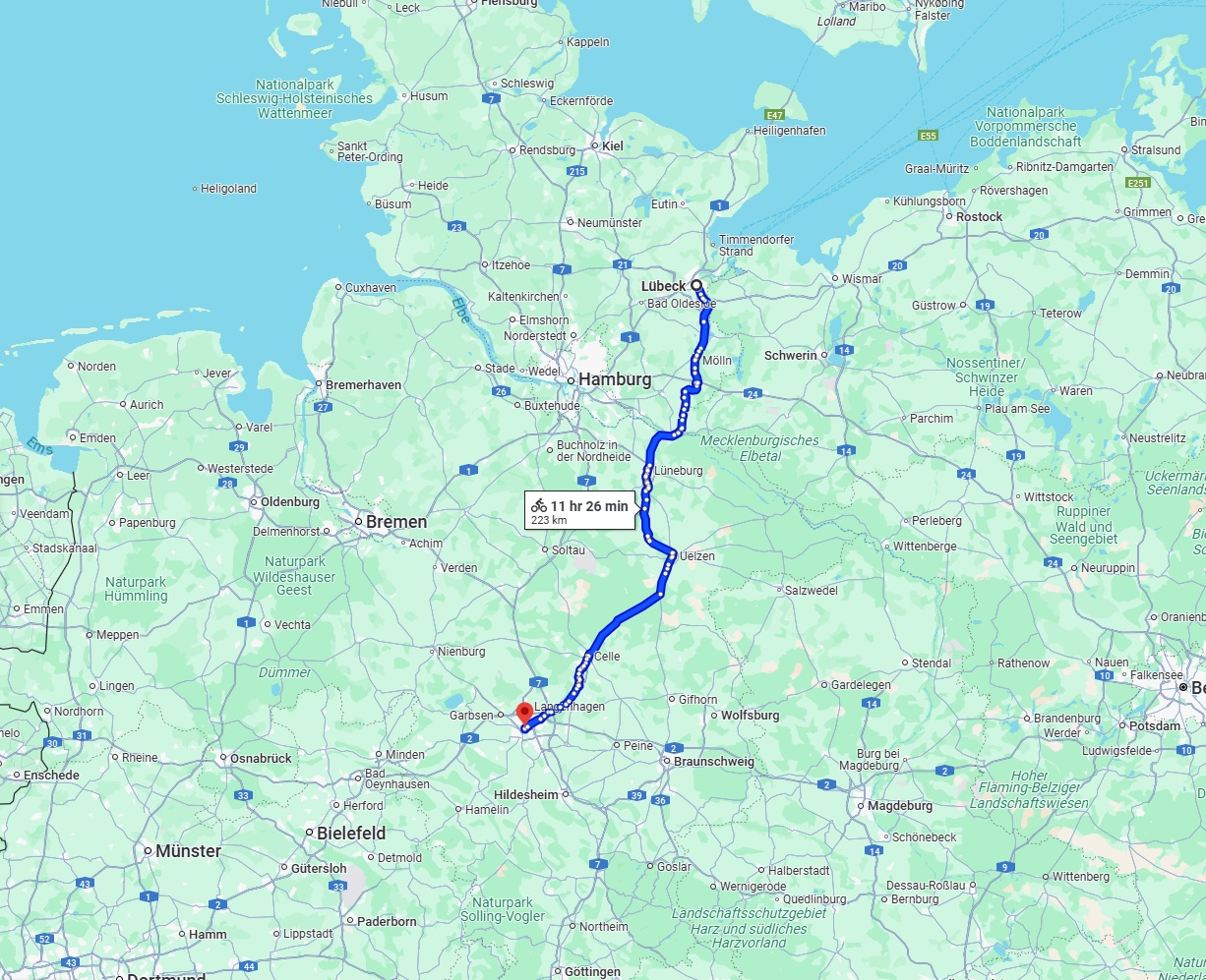 Anreise von Lübeck Zu Hannover Über 