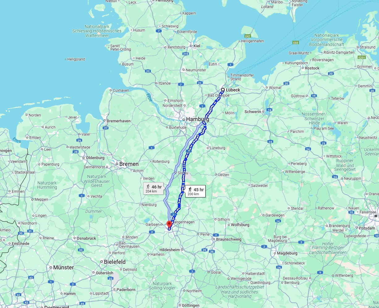 Anreise von Lübeck Zu Hannover Über 