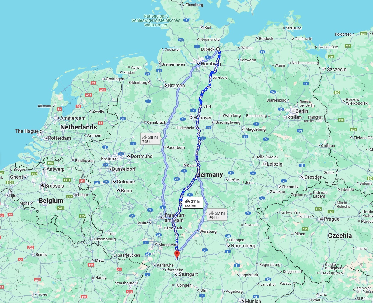 Anreise von Lübeck Zu Heilbronn Über 