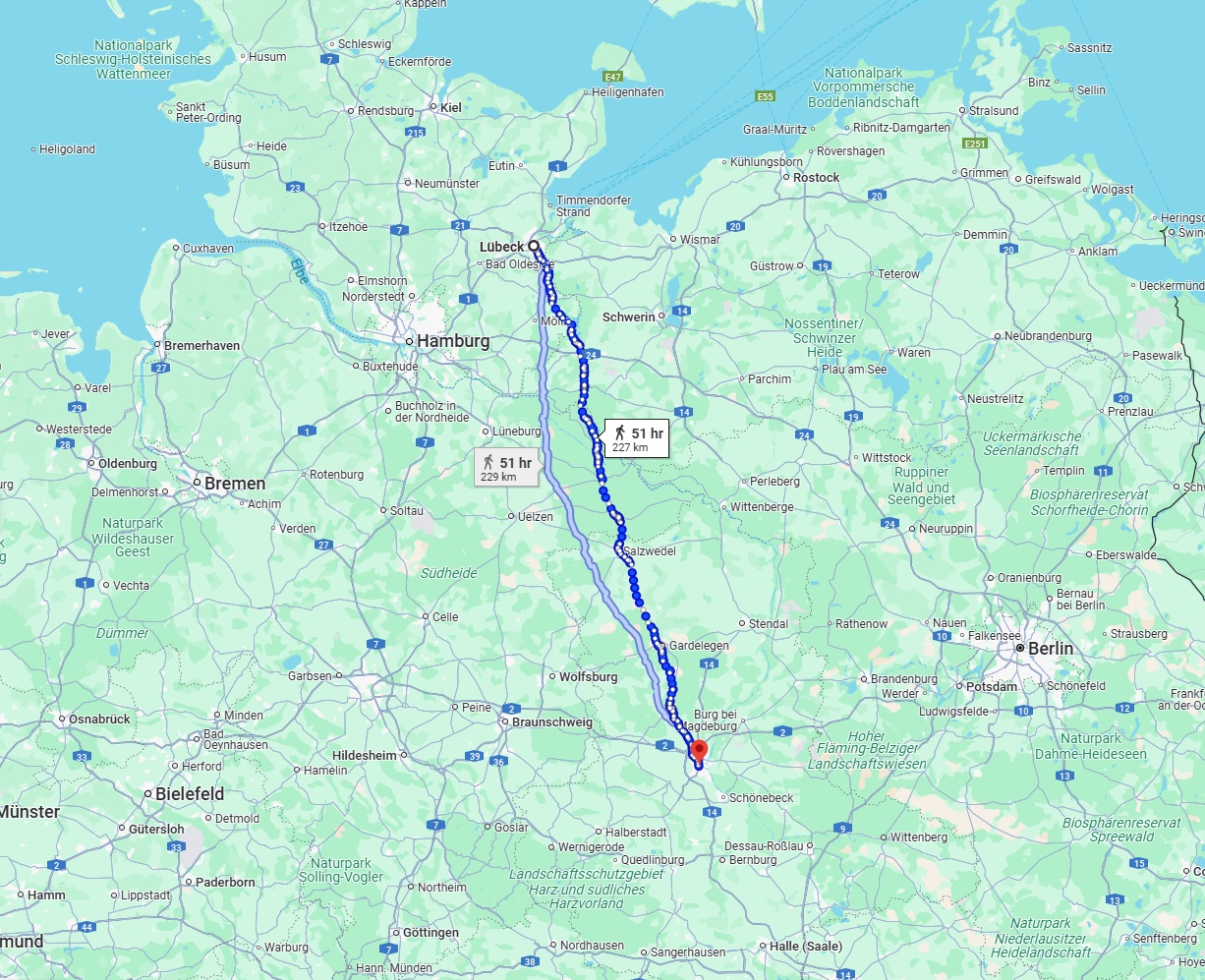 Anreise von Lübeck Zu Magdeburg Über 