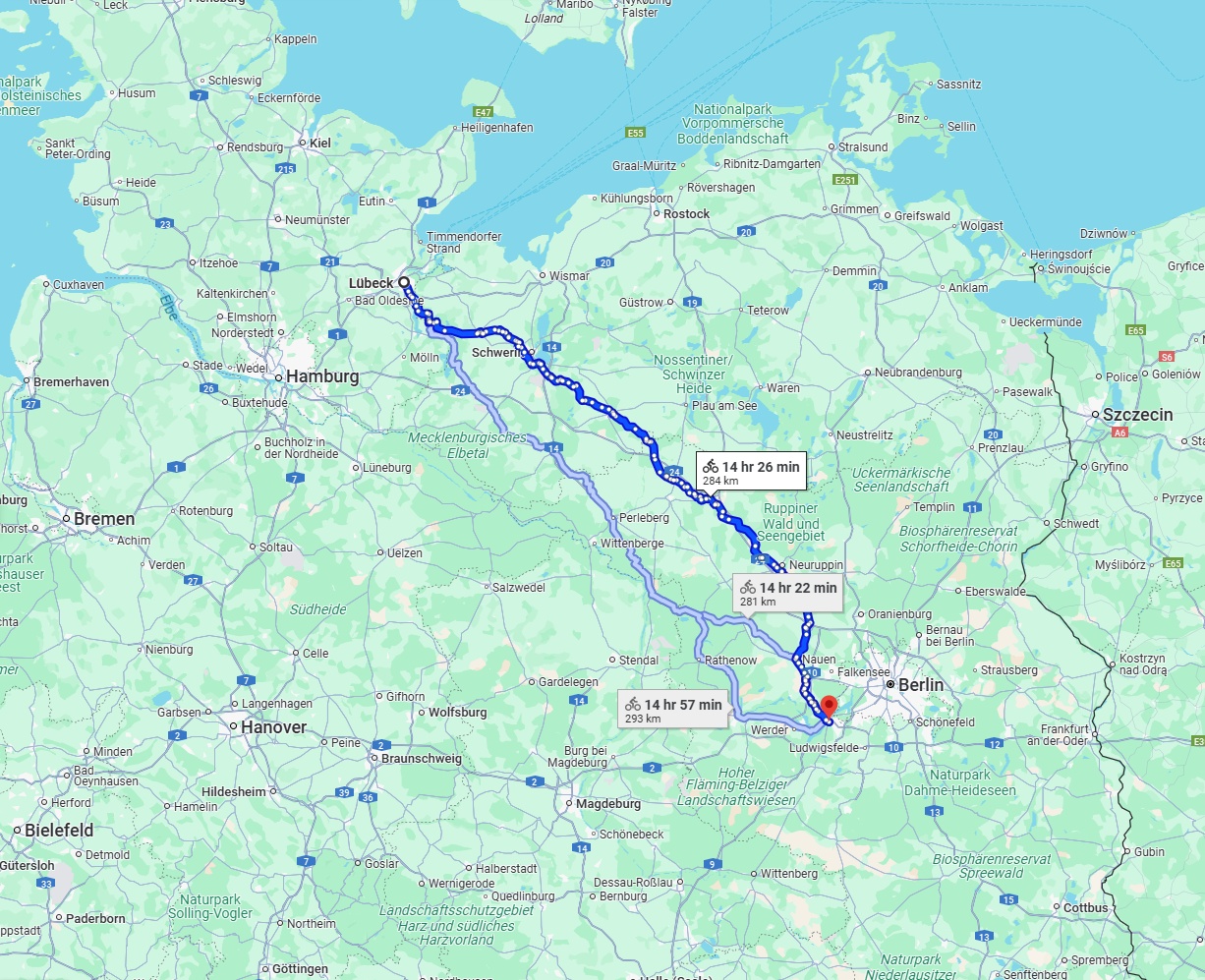 Anreise von Lübeck Zu Potsdam Über 