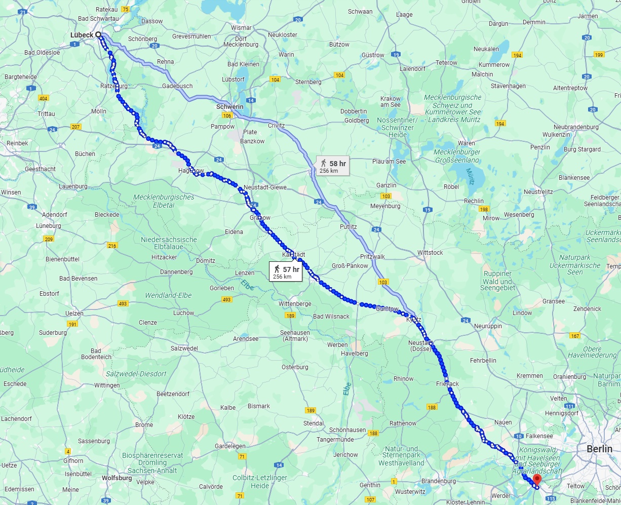 Anreise von Lübeck Zu Potsdam Über 