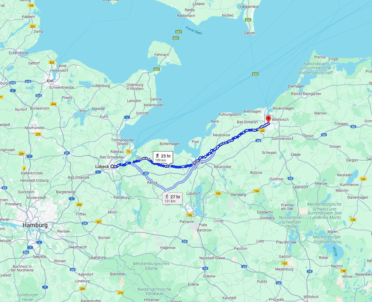 Anreise von Lübeck Zu Rostock Über 