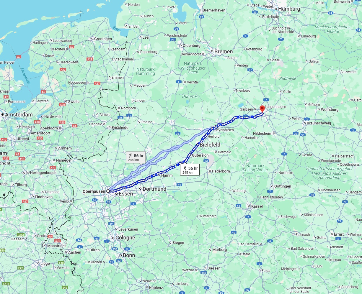 Anreise von Oberhausen Zu Hannover Über 