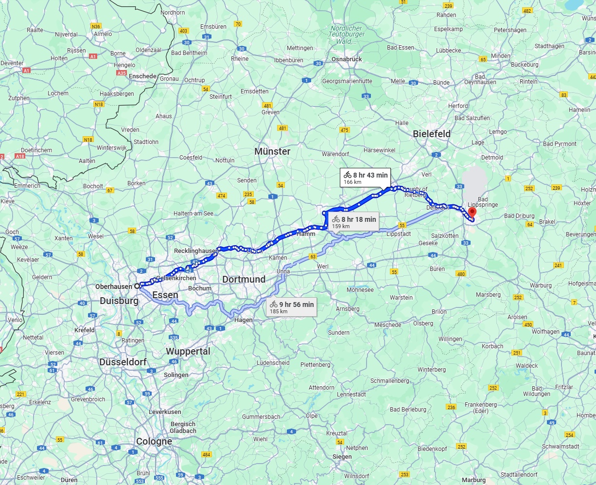 Anreise von Oberhausen Zu Paderborn Über 