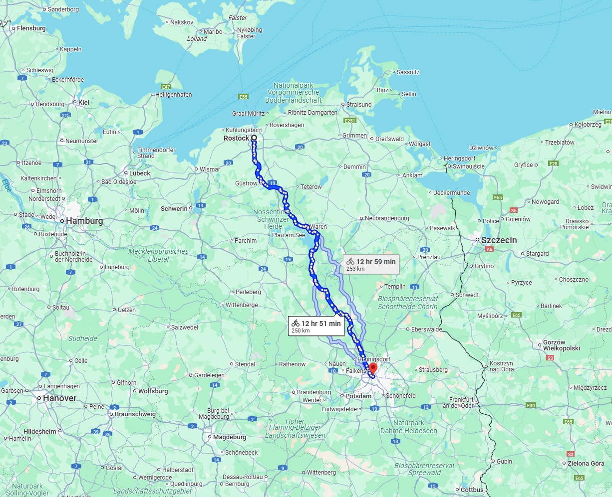 Anreise von Rostock Zu Berlin Über 
