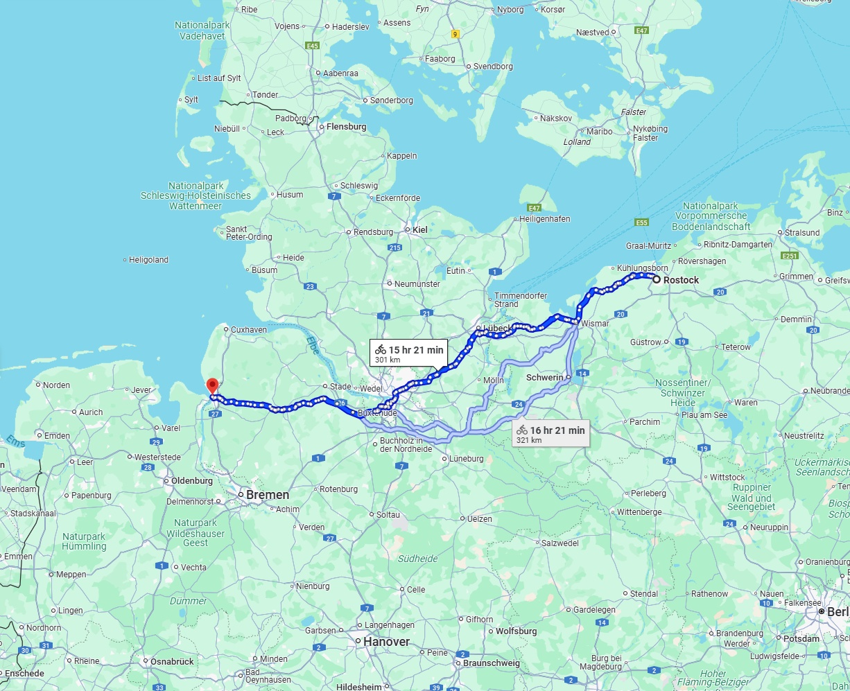 Anreise von Rostock Zu Bremerhaven Über 