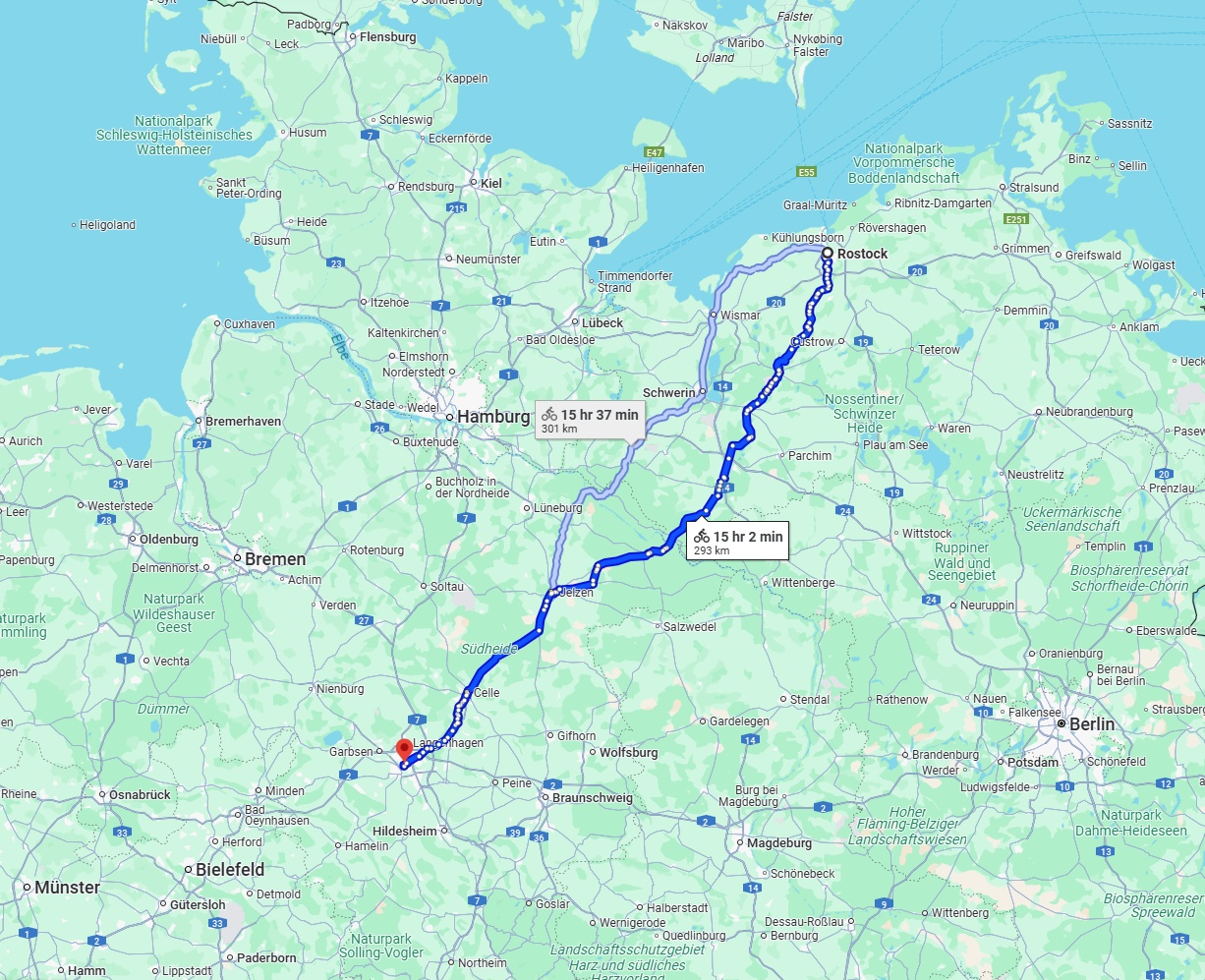 Anreise von Rostock Zu Hannover Über 