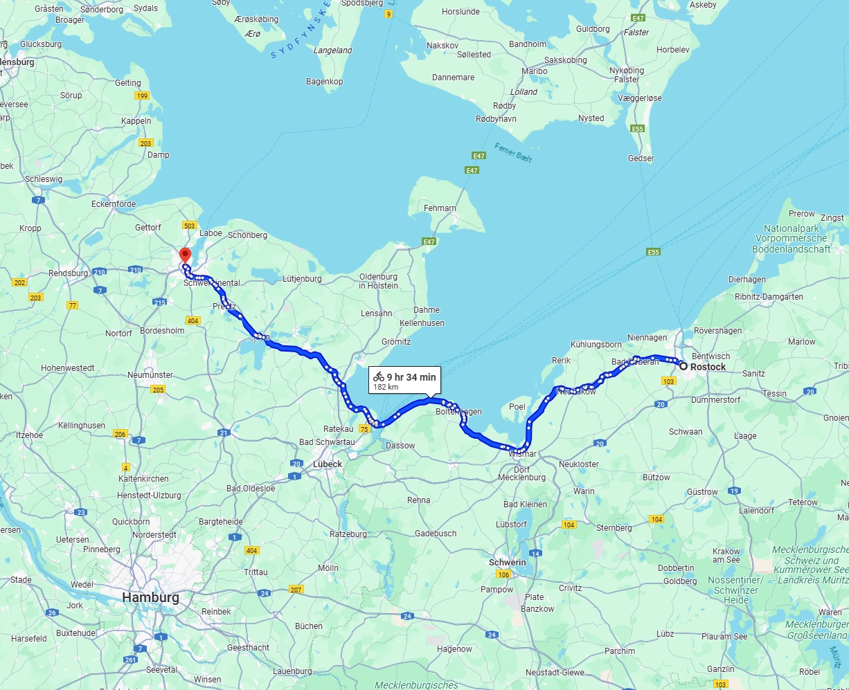 Anreise von Rostock Zu Kiel Über 