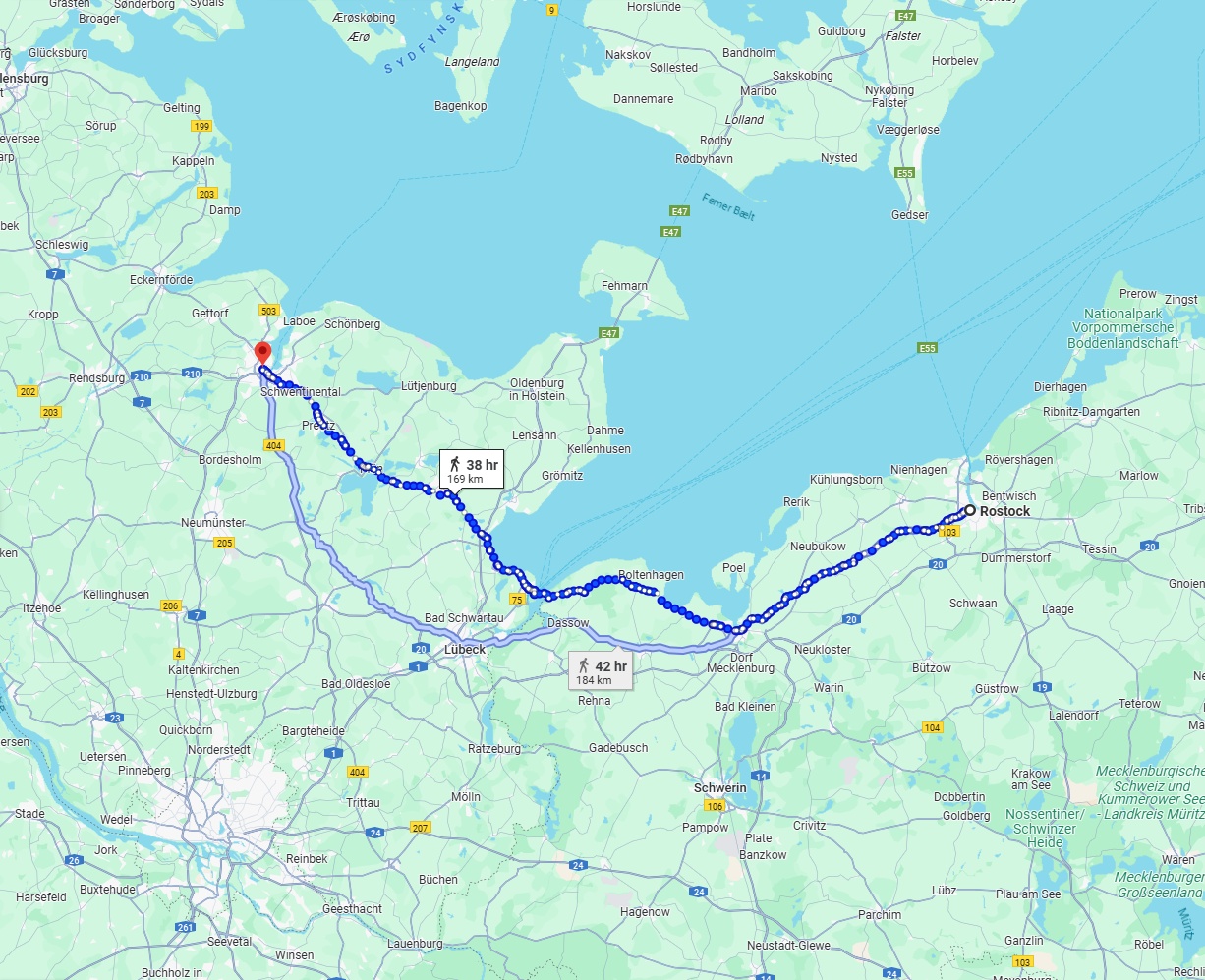 Anreise von Rostock Zu Kiel Über 