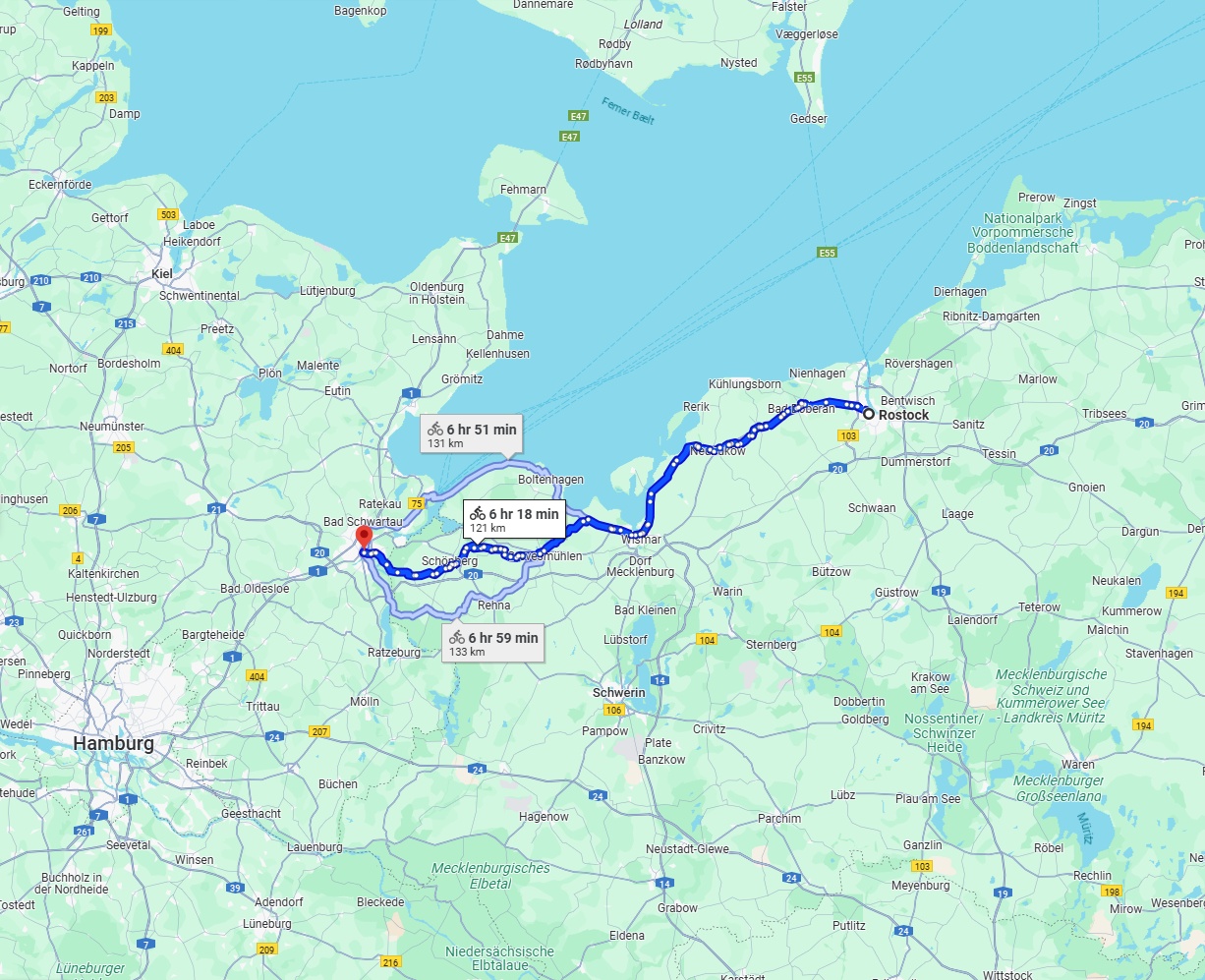 Anreise von Rostock Zu Lübeck Über 