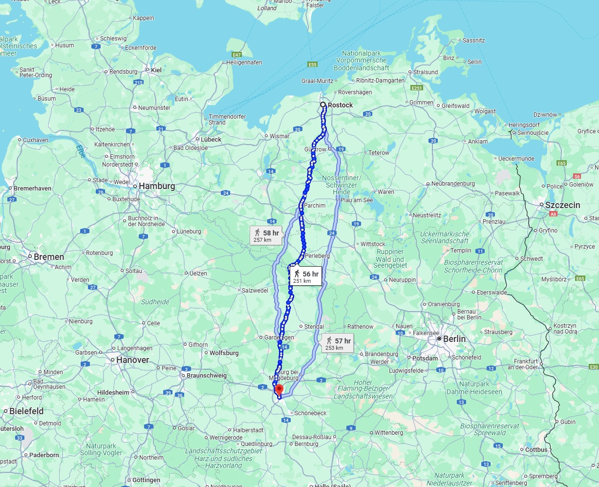 Anreise von Rostock Zu Magdeburg Über 