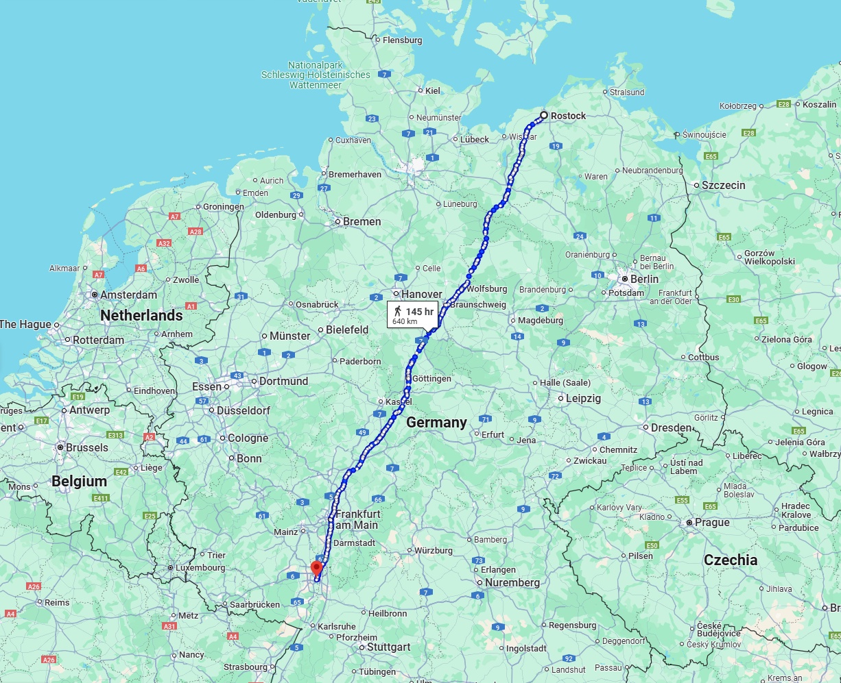 Anreise von Rostock Zu Mannheim Über 