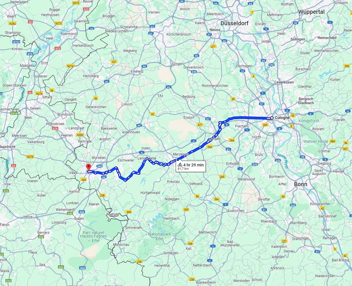 Anreise von Köln Zu Aachen Über 