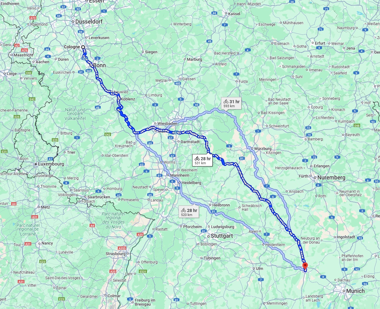 Anreise von Köln Zu Augsburg Über 